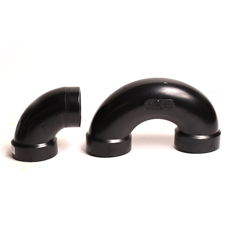 Thrifco Plumbing 2 Inch ABS Solvent P-Trap, H x H 6793202